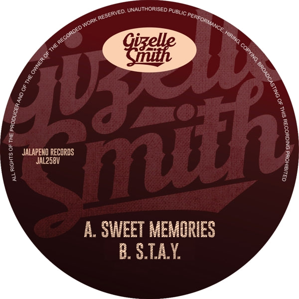  |  7" Single | Gizelle Smith - Sweet Memories/S.T.A.Y (Single) | Records on Vinyl