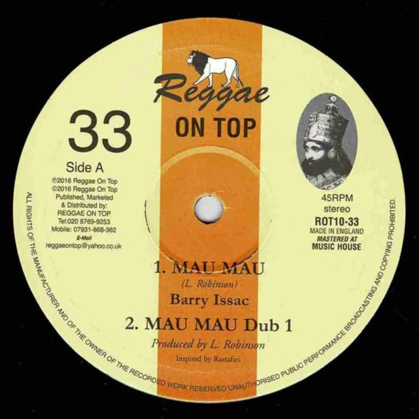 Barry Isacc - Mau Mau  |  10" Single | Barry Isacc - Mau Mau  (10" Single) | Records on Vinyl