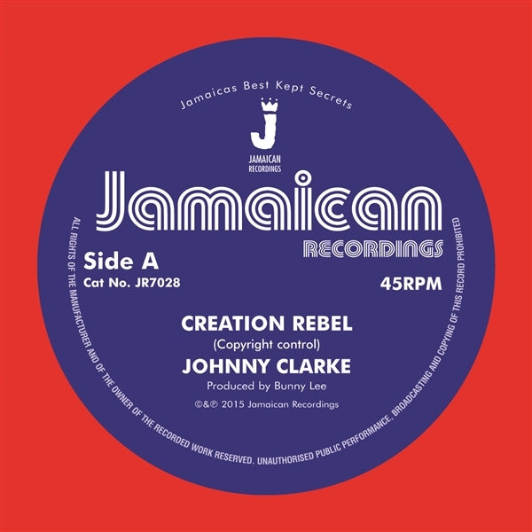  |   | Johnny Clarke - Creation Rebel/Version (Single) | Records on Vinyl