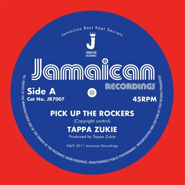  |  7" Single | Tapper Zukie - Pick Up the Rockers / V (Single) | Records on Vinyl