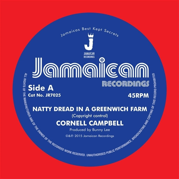  |   | Cornell Campbell - Natty Dread In a Greenwich Farm/Version (Single) | Records on Vinyl