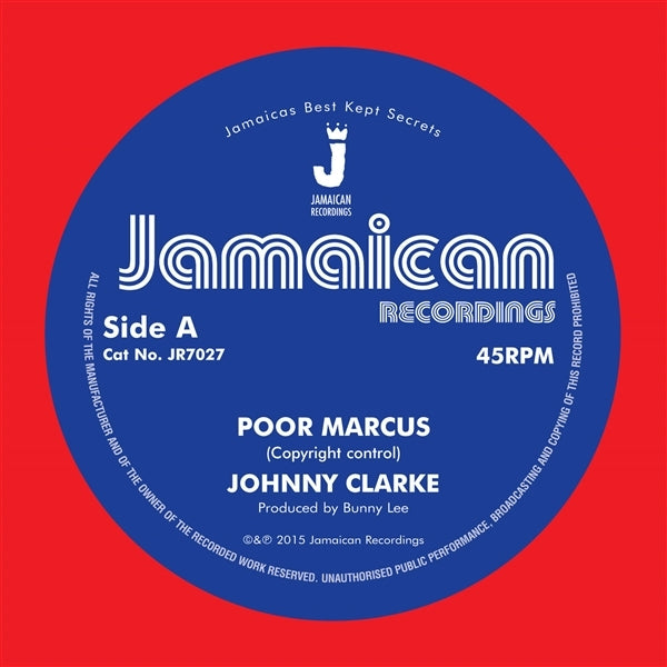  |   | Johnny Clarke - Poor Marcus/Version (Single) | Records on Vinyl