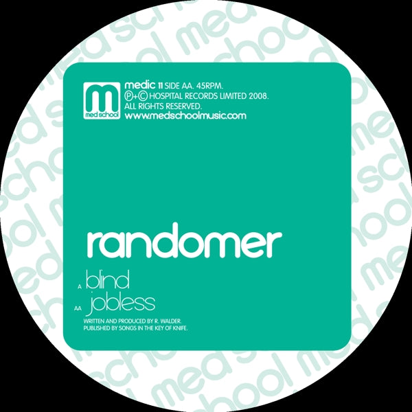  |  12" Single | Randomer - Blind (Single) | Records on Vinyl