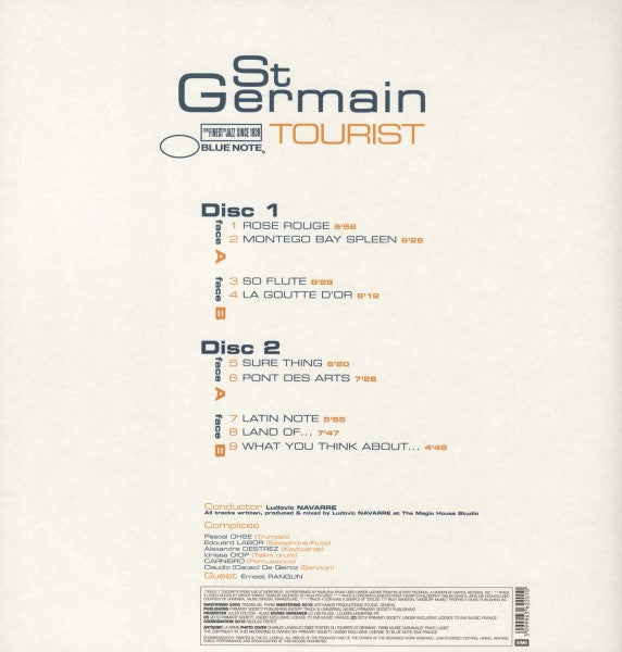St. Germain - Tourist  |  Vinyl LP | St. Germain - Tourist  (2 LPs) | Records on Vinyl