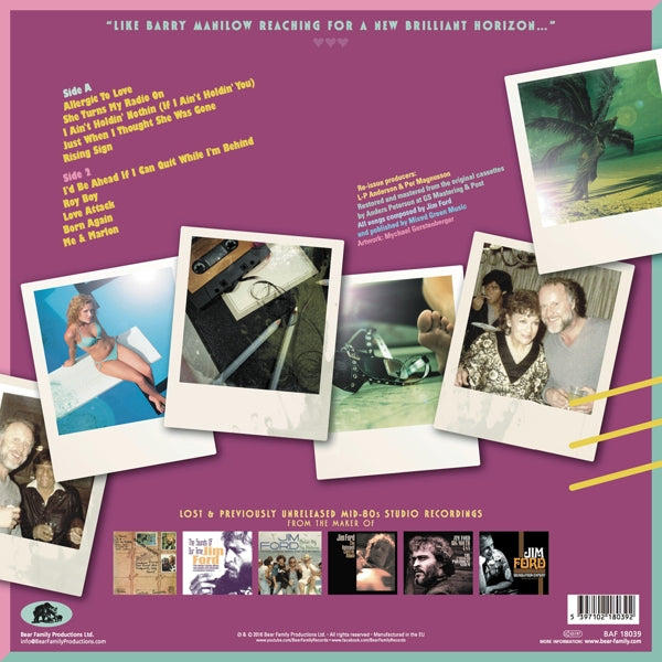 Jim Ford - Allergic To Love  |  Vinyl LP | Jim Ford - Allergic To Love  (LP) | Records on Vinyl