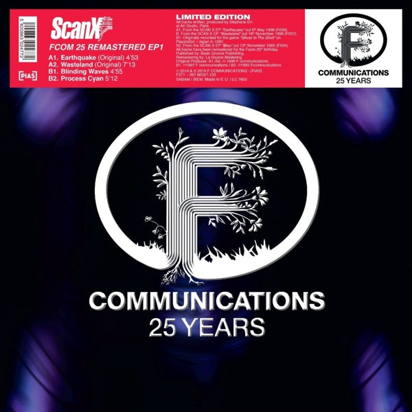  |  12" Single | Scan X - Fcom 25 Remastered Ep1 (Single) | Records on Vinyl