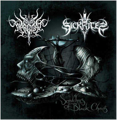  |  7" Single | Sickrites/Wargoat - Sepulchres of Black Chaos (Single) | Records on Vinyl
