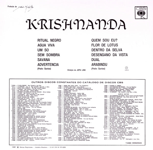Pedro Santos - Krishnanda |  Vinyl LP | Pedro Santos - Krishnanda (LP) | Records on Vinyl