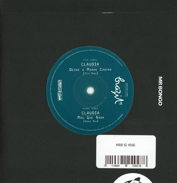  |  12" Single | Claudia - Diexa O Morro Cantar/Mas Que Nada (Single) | Records on Vinyl