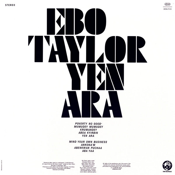 Ebo Taylor - Yen Ara |  Vinyl LP | Ebo Taylor - Yen Ara (LP) | Records on Vinyl