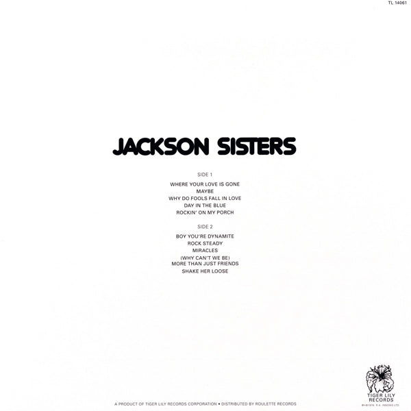 Jackson Sisters - I Believe In Miracles |  Vinyl LP | Jackson Sisters - I Believe In Miracles (LP) | Records on Vinyl