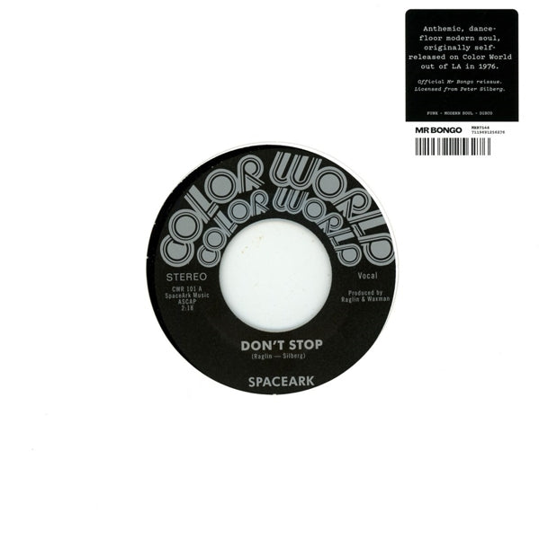  |  7" Single | Spaceark - Don't Stop (Single) | Records on Vinyl