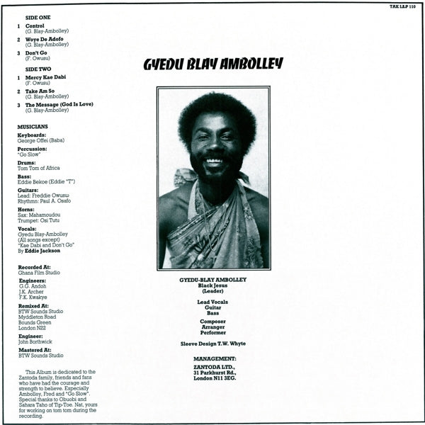 Gyedu Ambolley Blay - Control |  Vinyl LP | Gyedu Ambolley Blay - Control (LP) | Records on Vinyl