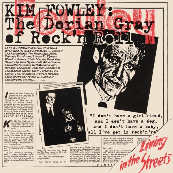 Kim Fowley - Living In The Streets |  Vinyl LP | Kim Fowley - Living In The Streets (LP) | Records on Vinyl