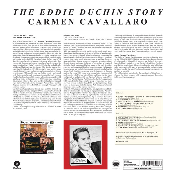 Carmen Cavallaro - Eddy Duchin Story  |  Vinyl LP | Carmen Cavallaro - Eddy Duchin Story  (LP) | Records on Vinyl