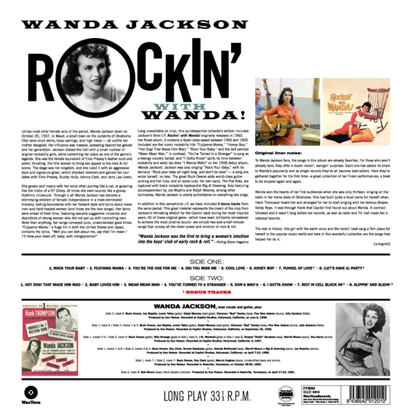 Wanda Jackson - Rockin' With Wanda |  Vinyl LP | Wanda Jackson - Rockin' With Wanda (LP) | Records on Vinyl