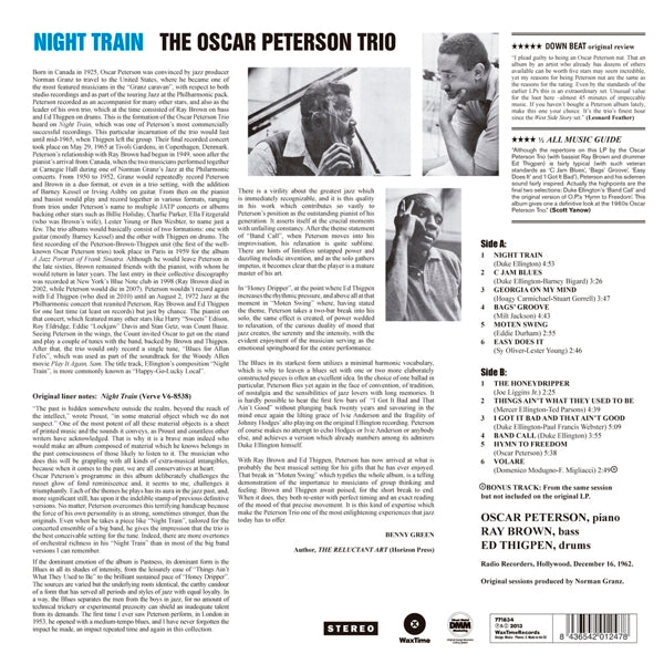Oscar Peterson - Night Train  |  Vinyl LP | Oscar Peterson - Night Train  (LP) | Records on Vinyl
