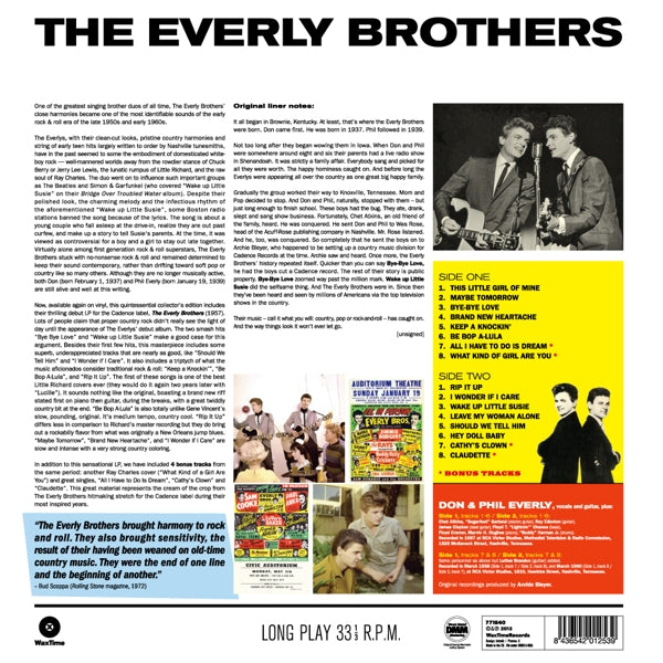 Everly Brothers - Everly Brothers  |  Vinyl LP | Everly Brothers - Everly Brothers  (LP) | Records on Vinyl