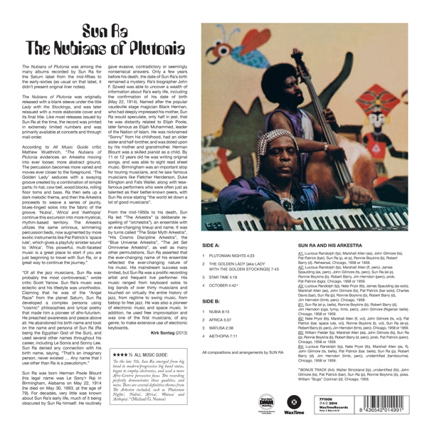 Sun Ra - Nubians Of Plutonia  |  Vinyl LP | Sun Ra - Nubians Of Plutonia  (LP) | Records on Vinyl