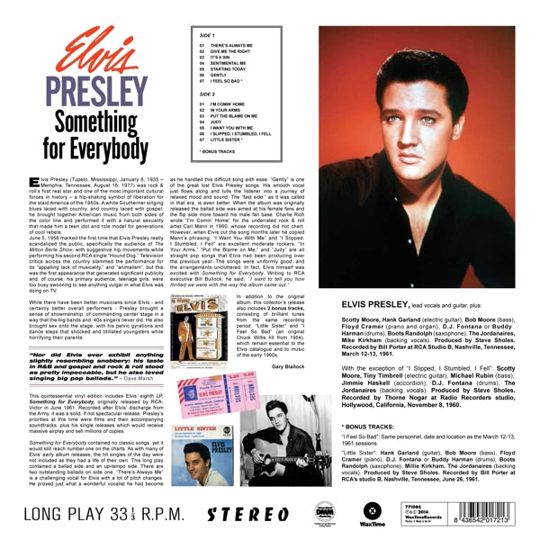 Elvis Presley - Something For..  |  Vinyl LP | Elvis Presley - Something For..  (LP) | Records on Vinyl