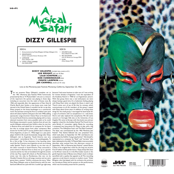 Dizzy Gillespie - A Musical Safari..  |  Vinyl LP | Dizzy Gillespie - A Musical Safari..  (LP) | Records on Vinyl