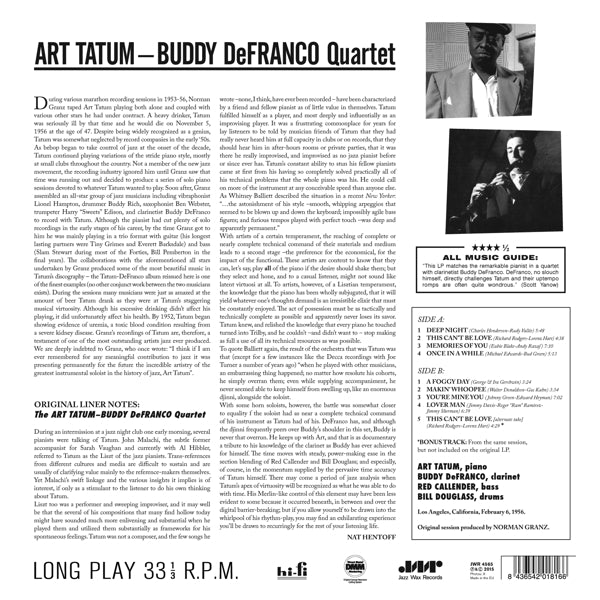 Art Tatum & Buddy Defran - Art Tatum/Buddy..  |  Vinyl LP | Art Tatum & Buddy Defran - Art Tatum/Buddy..  (LP) | Records on Vinyl