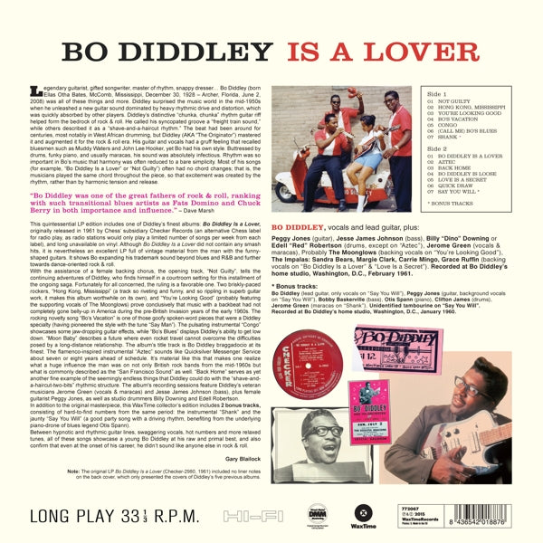 Bo Diddley - Is A Lover  |  Vinyl LP | Bo Diddley - Is A Lover  (LP) | Records on Vinyl