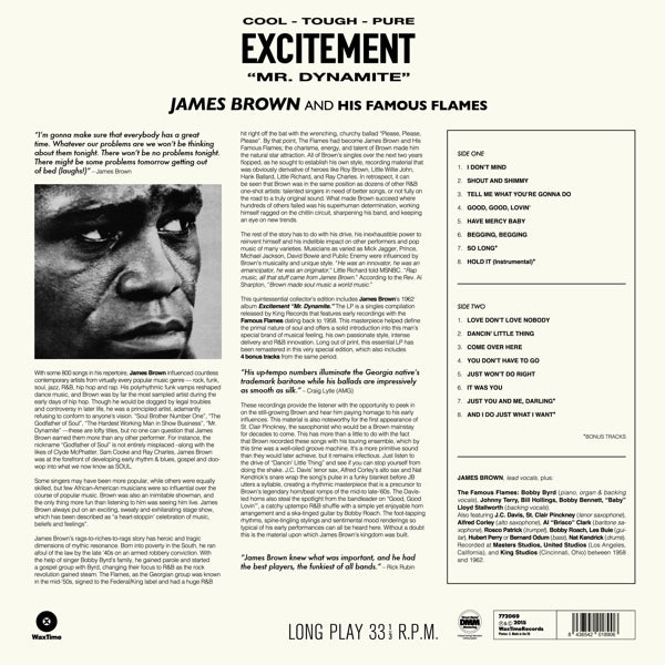 James Brown - Excitement  |  Vinyl LP | James Brown - Excitement  (LP) | Records on Vinyl