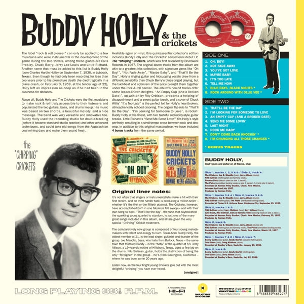 Buddy Holly - Buddy Holly And The.. |  Vinyl LP | Buddy Holly - Buddy Holly And The.. (LP) | Records on Vinyl