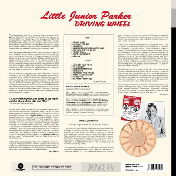 Junior Parker Little - Driving Wheel  |  Vinyl LP | Junior Parker Little - Driving Wheel  (LP) | Records on Vinyl