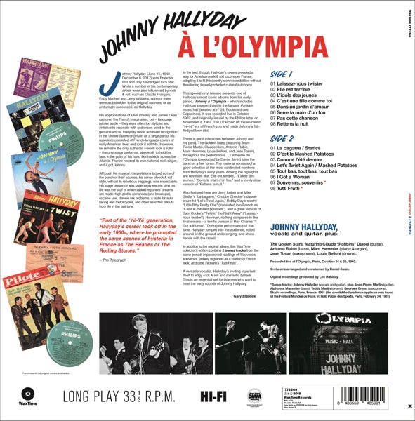 Johnny Hallyday - A L'olympia  |  Vinyl LP | Johnny Hallyday - A L'olympia  (LP) | Records on Vinyl