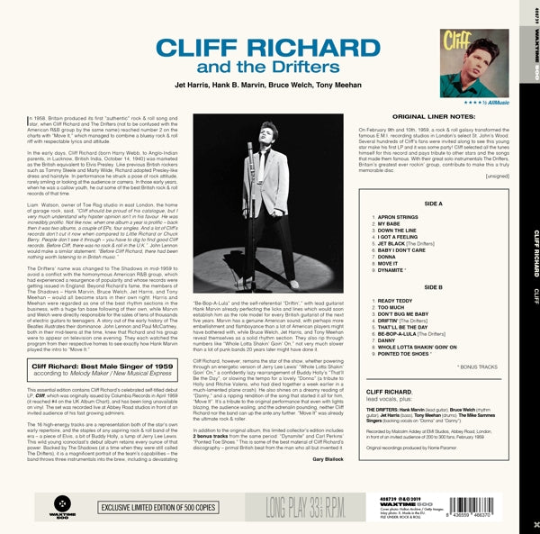 Cliff Richard - Cliff  |  Vinyl LP | Cliff Richard - Cliff  (LP) | Records on Vinyl