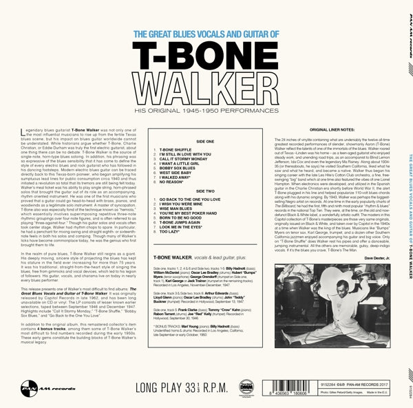 T Walker Bone - Great Blues..  |  Vinyl LP | T Walker Bone - Great Blues..  (LP) | Records on Vinyl