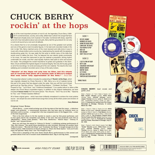 Chuck Berry - Rockin' At The Hops  |  Vinyl LP | Chuck Berry - Rockin' At The Hops  (LP) | Records on Vinyl