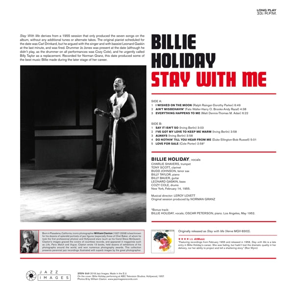 Billie Holiday - Stay With Me  |  Vinyl LP | Billie Holiday - Stay With Me  (LP) | Records on Vinyl