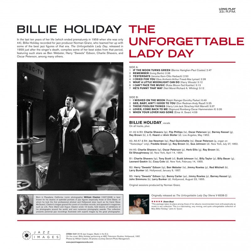 Billie Holiday - Unforgettable Lady Day |  Vinyl LP | Billie Holiday - Unforgettable Lady Day (LP) | Records on Vinyl