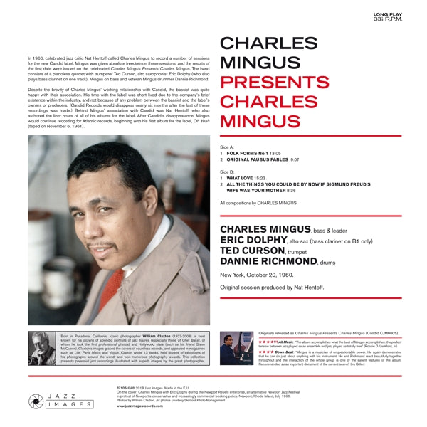 Charles Mingus - Presents Charles Mingus |  Vinyl LP | Charles Mingus - Presents Charles Mingus (LP) | Records on Vinyl