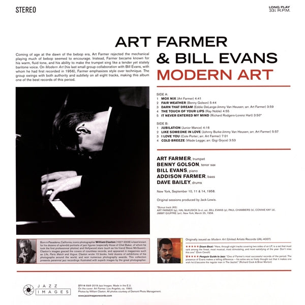 Art Farmer & Bill Evans - Modern Art  |  Vinyl LP | Art Farmer & Bill Evans - Modern Art  (LP) | Records on Vinyl