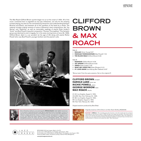 Clifford Brown & Max Roach - Clifford Brown & Max .. |  Vinyl LP | Clifford Brown & Max Roach - Clifford Brown & Max .. (LP) | Records on Vinyl