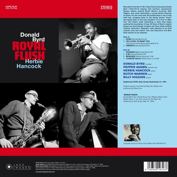 Donald Byrd & Herbie Han - Royal Flush  |  Vinyl LP | Donald Byrd & Herbie Han - Royal Flush  (LP) | Records on Vinyl
