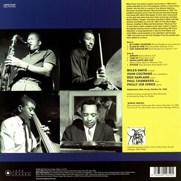 Miles Davis - Cookin'  |  Vinyl LP | Miles Davis - Cookin'  (LP) | Records on Vinyl