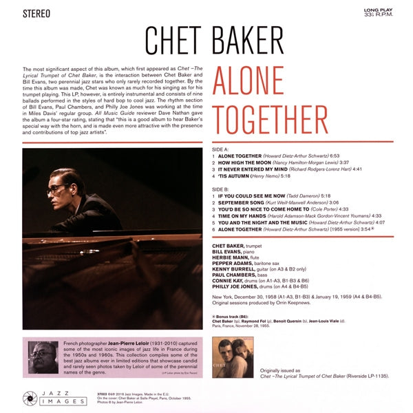 Chet Baker - Guest Star: Bill..  |  Vinyl LP | Chet Baker - Guest Star: Bill..  (LP) | Records on Vinyl