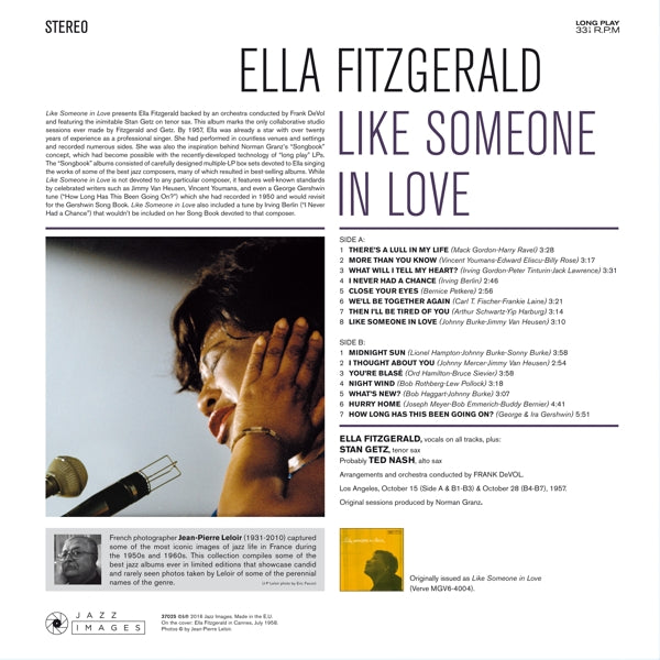Ella Fitzgerald - Like Someone In..  |  Vinyl LP | Ella Fitzgerald - Like Someone In..  (LP) | Records on Vinyl