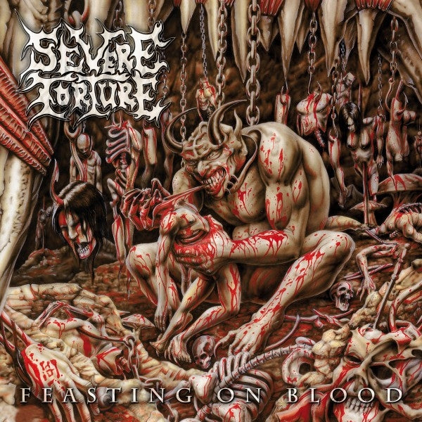  |  Vinyl LP | Severe Torture - Feasting On Blood (LP) | Records on Vinyl