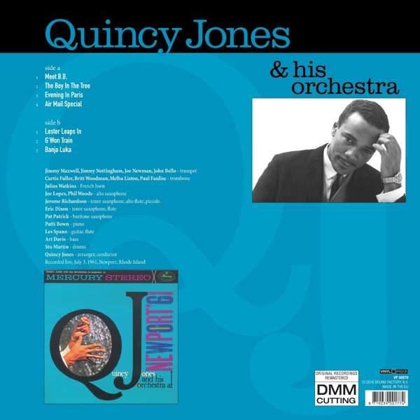 Quincy Jones Orchestra - At Newport '61 |  Vinyl LP | Quincy Jones Orchestra - At Newport '61 (LP) | Records on Vinyl