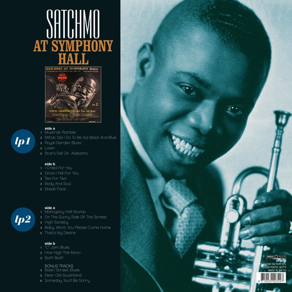 Louis Armstrong - Satchmo At Symphony Hall |  Vinyl LP | Louis Armstrong - Satchmo At Symphony Hall (2 LPs) | Records on Vinyl
