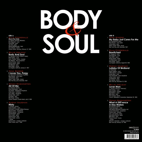 V/A - Body & Soul  |  Vinyl LP | V/A - Body & Soul  (LP) | Records on Vinyl
