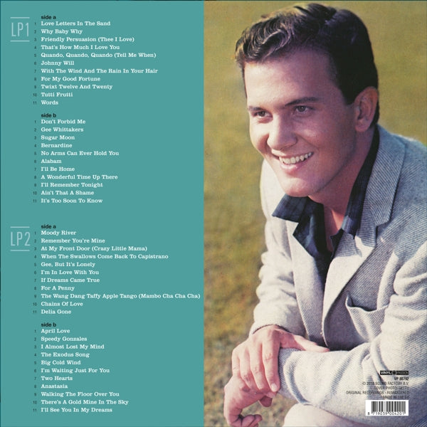 Pat Boone - Hit Selection  |  Vinyl LP | Pat Boone - Hit Selection  (2 LPs) | Records on Vinyl