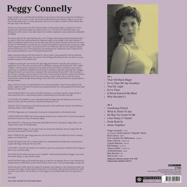 Peggy Connelly - That Old Black Magic |  Vinyl LP | Peggy Connelly - That Old Black Magic (LP) | Records on Vinyl
