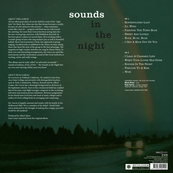 Russ Garcia - Sounds In The Night  |  Vinyl LP | Russ Garcia - Sounds In The Night  (LP) | Records on Vinyl